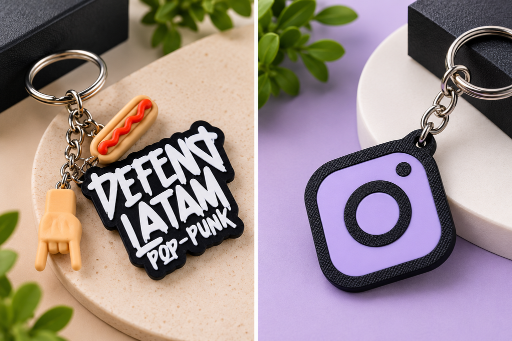 Llaveros personalizados para tu marca | Logo + Código QR