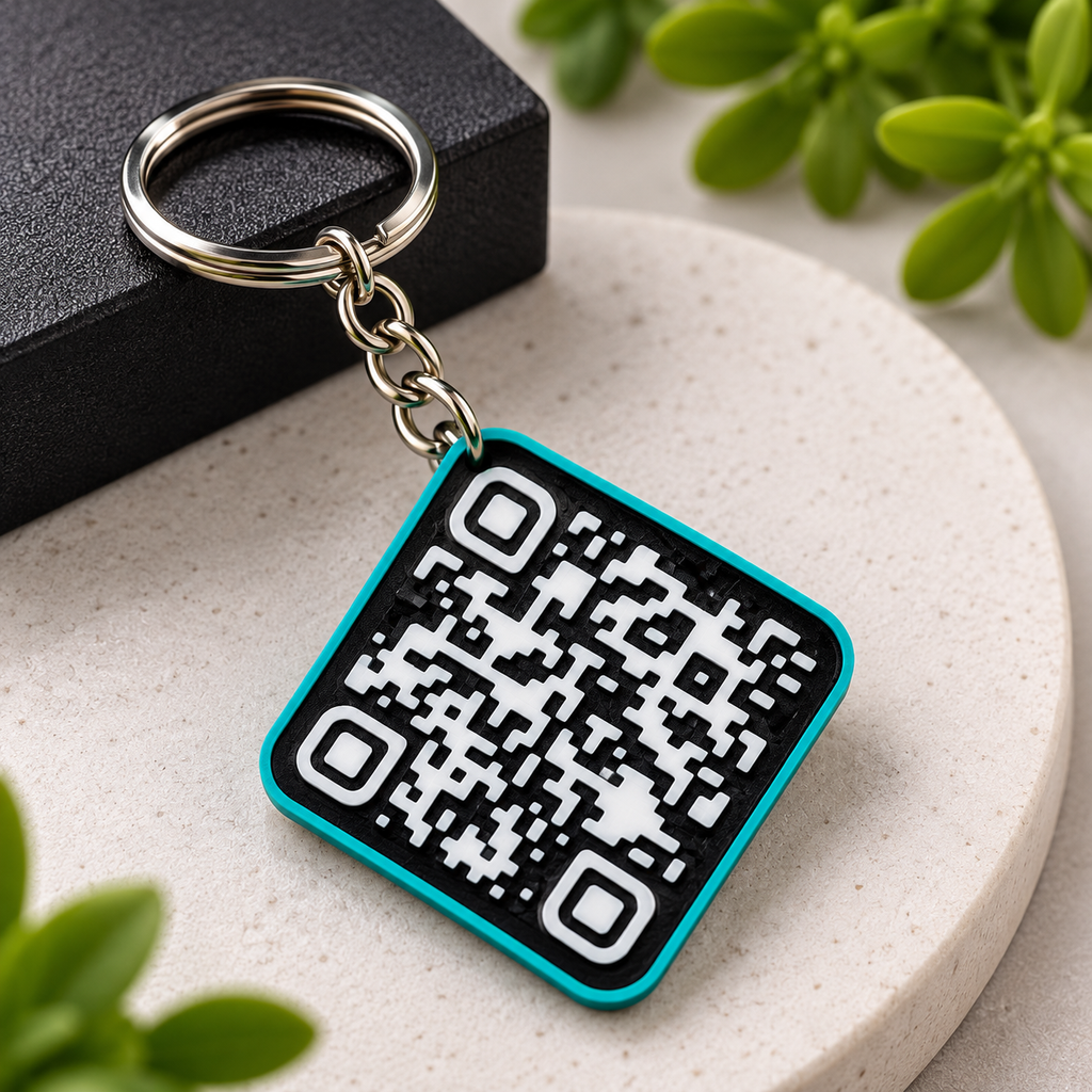 Llaveros personalizados para tu marca | Logo + Código QR