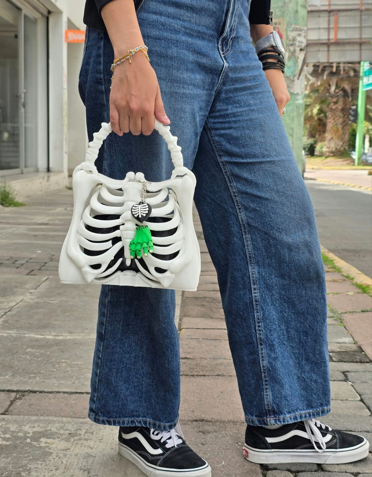Bone Bag + Spooky charms